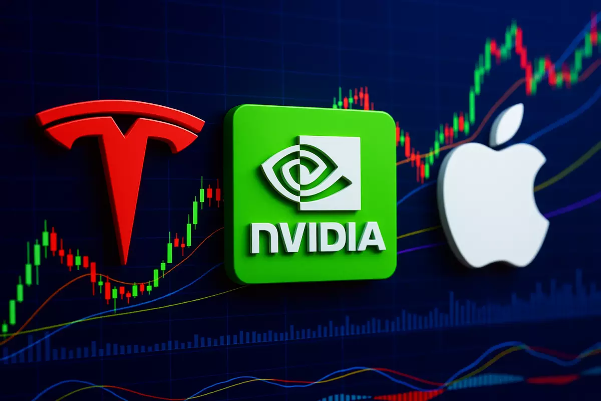 Cómo comprar acciones de Apple, Tesla y Nvidia desde Latinoamérica